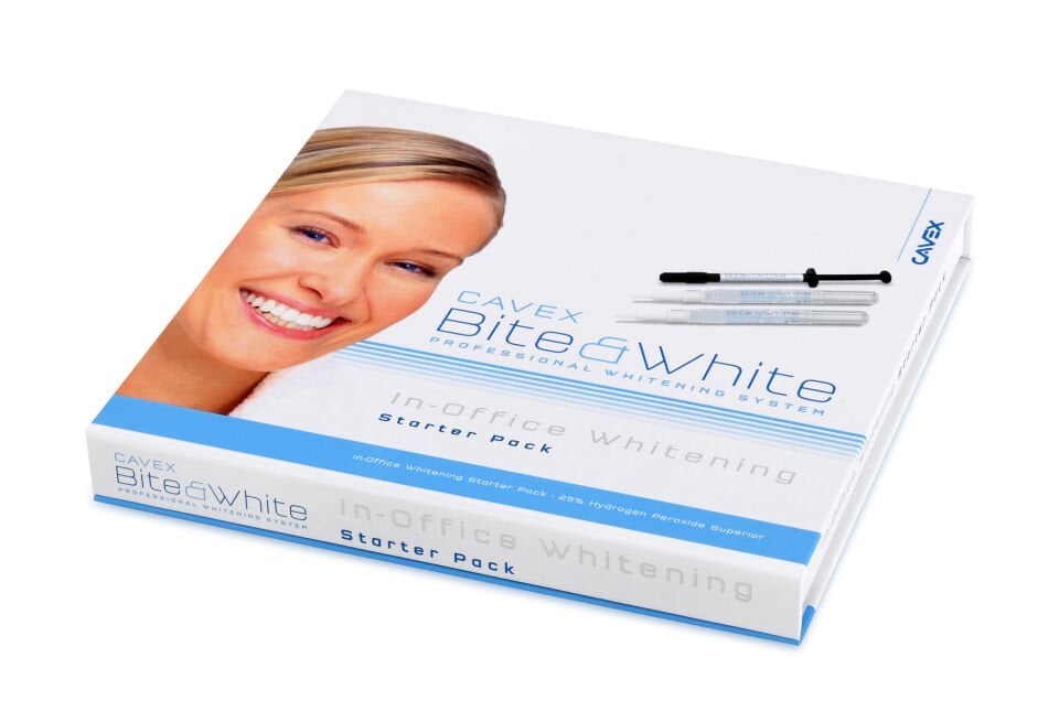 CAVEX BITE&WHITE IN-OFFICE Starter Pack - 2'li Ofis Tipi Beyazlatma
