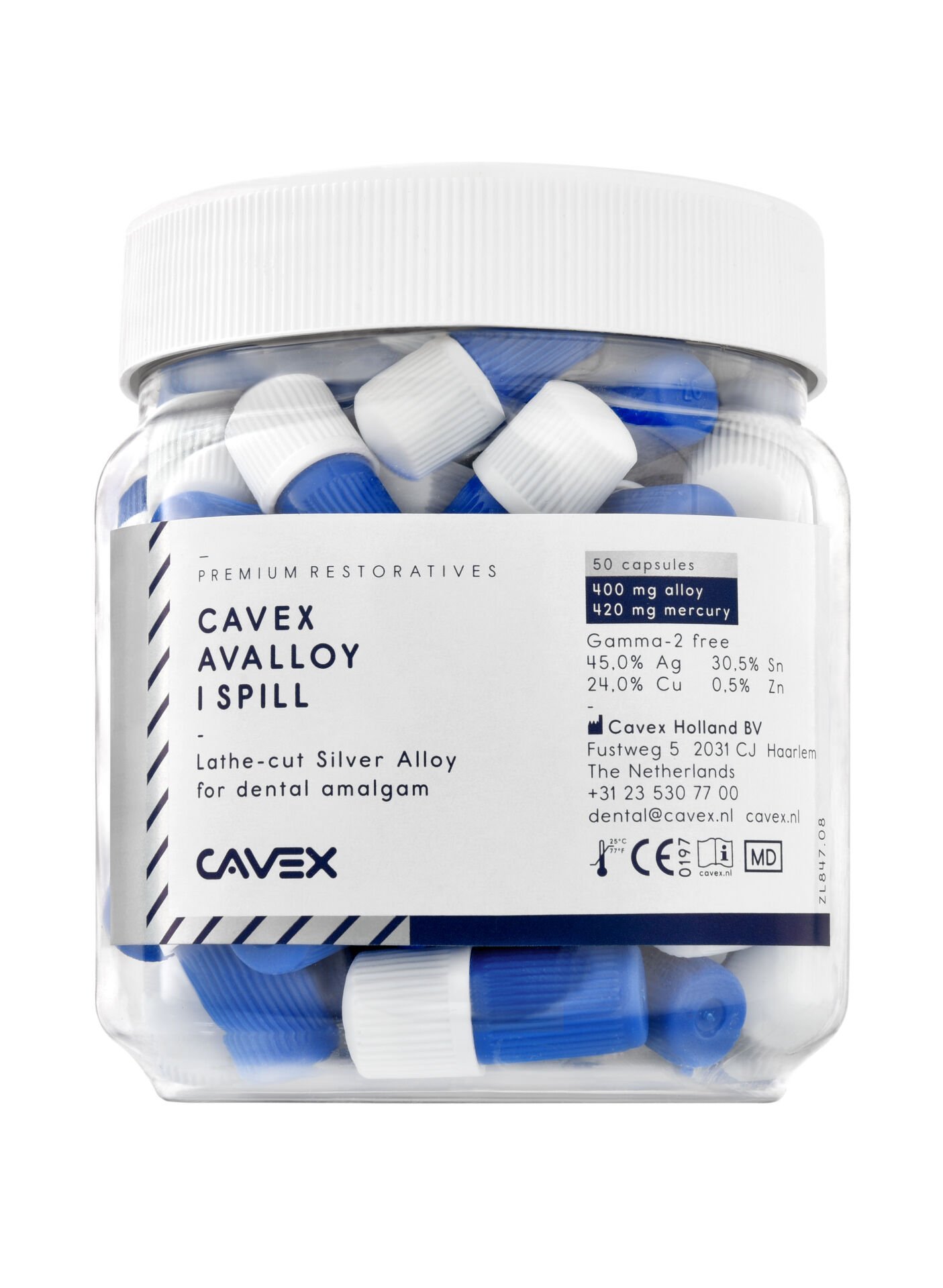 CAVEX AMALGAM - Avalloy (%45), Kapsül 50