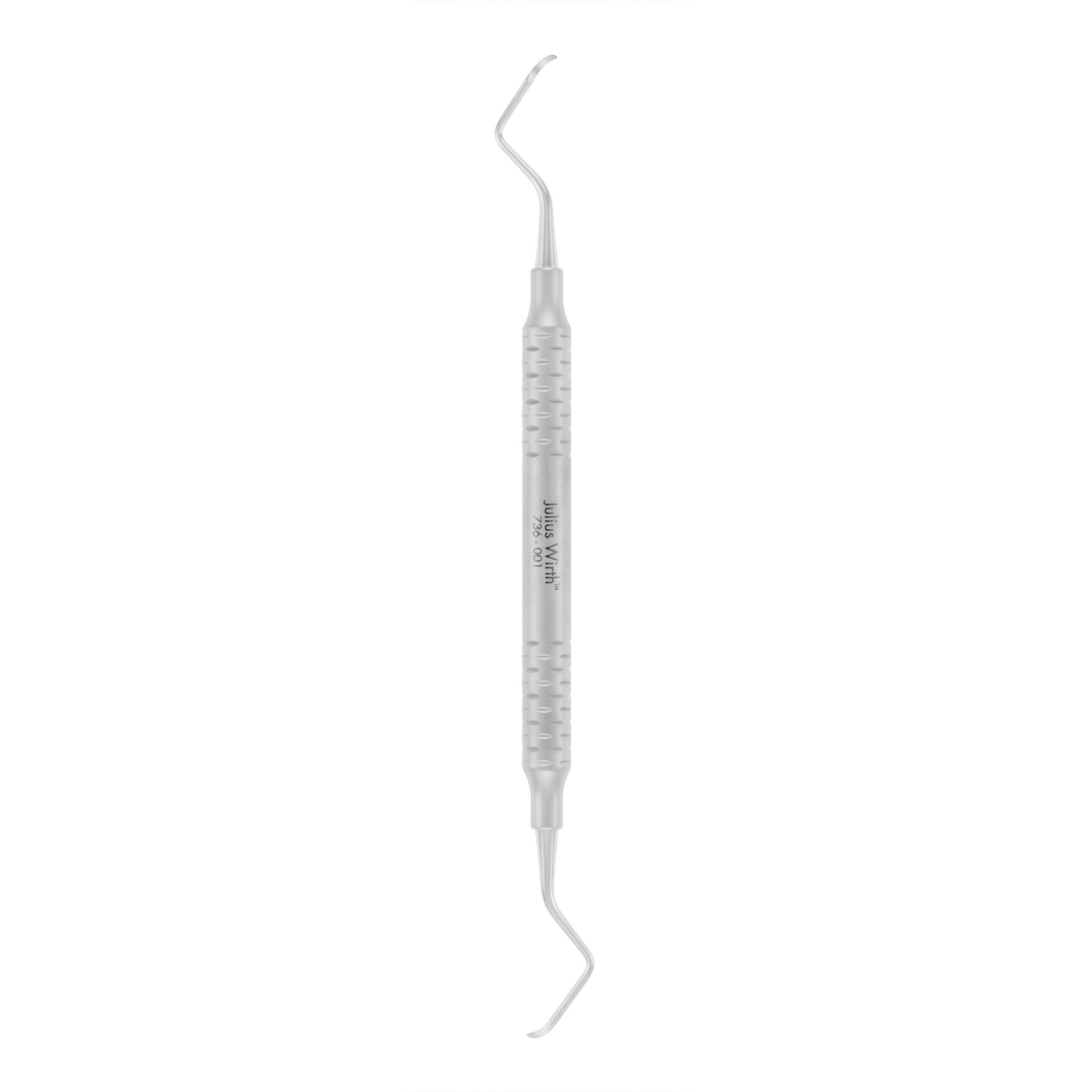 JULIUS WIRTH #PR1/2 PRICHARD CURETTE SATIN STEEL HDL