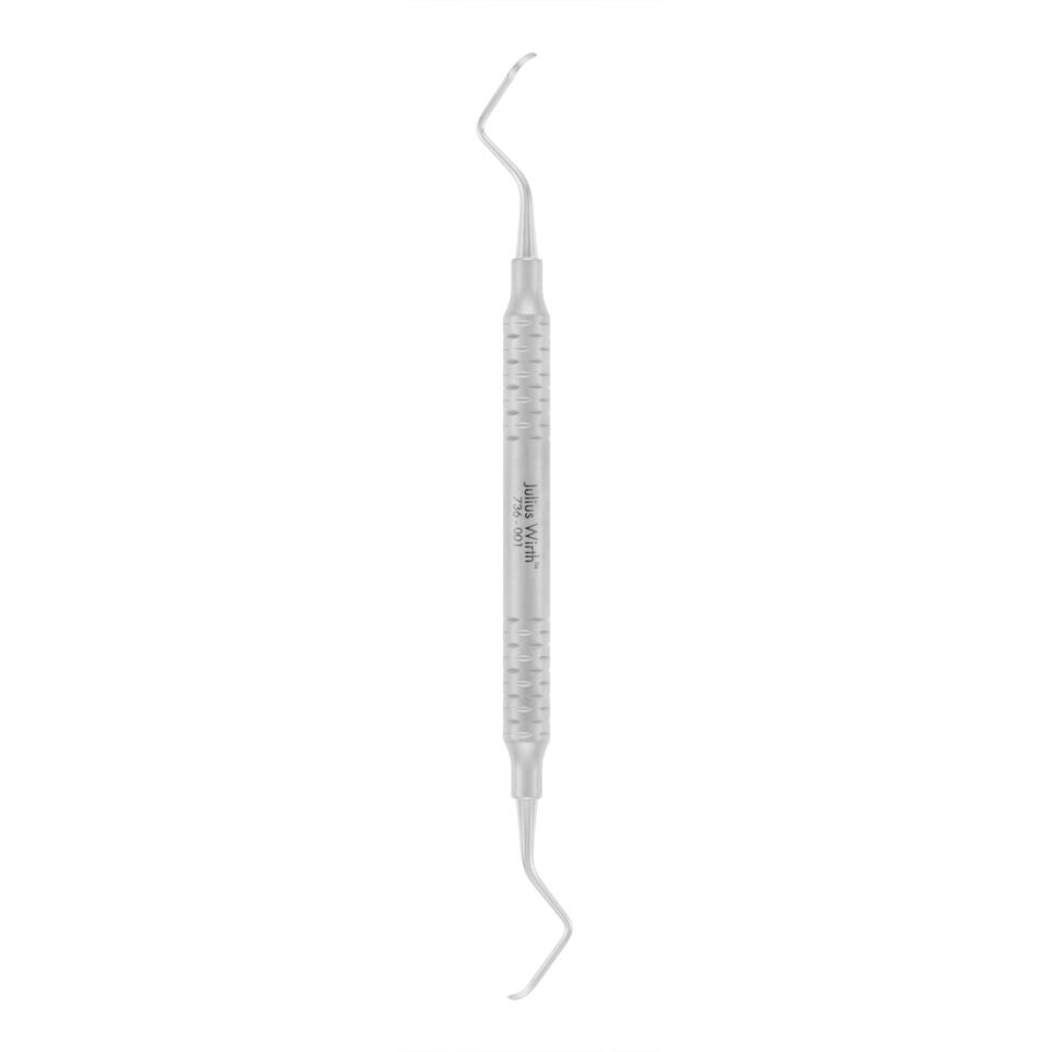 JULIUS WIRTH #PR1/2 PRICHARD CURETTE SATIN STEEL HDL